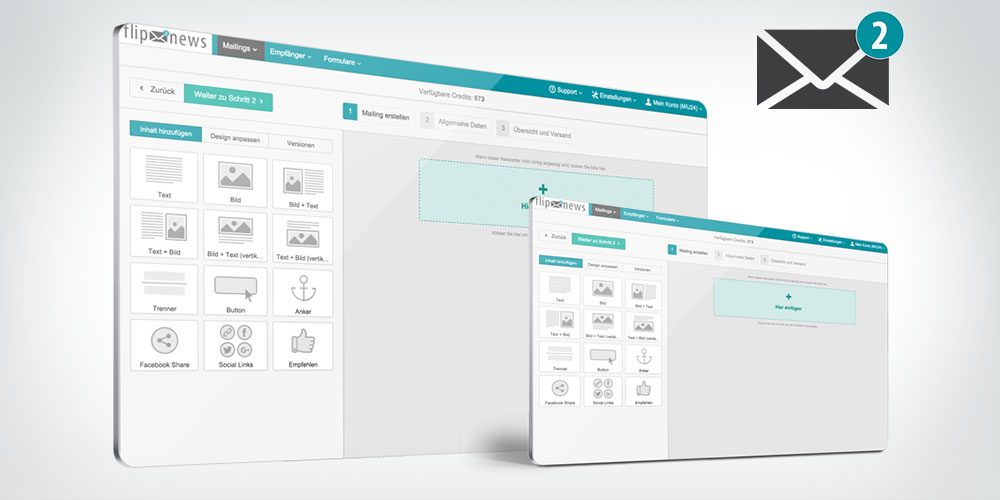 Der neue flip2news Newsletter Editor ist da